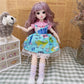 Tickles Movable Jointed Classy Cute Girl Fashionable Doll (Size: 30 Cm Color & Design: May Vary)
