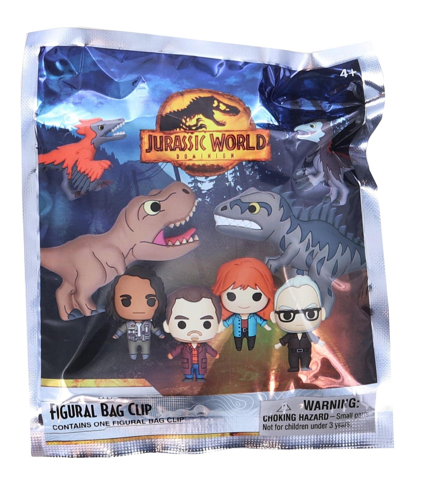 Jurassic World Blind Bag 3D Foam Bag Clip  One Random