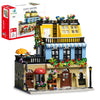 Enjbrick Flowers City Hotel House Building Kit For Adutls, Creator Building Toy Set With Apartmant And Shops For Girls And Adults 1464 Pcs