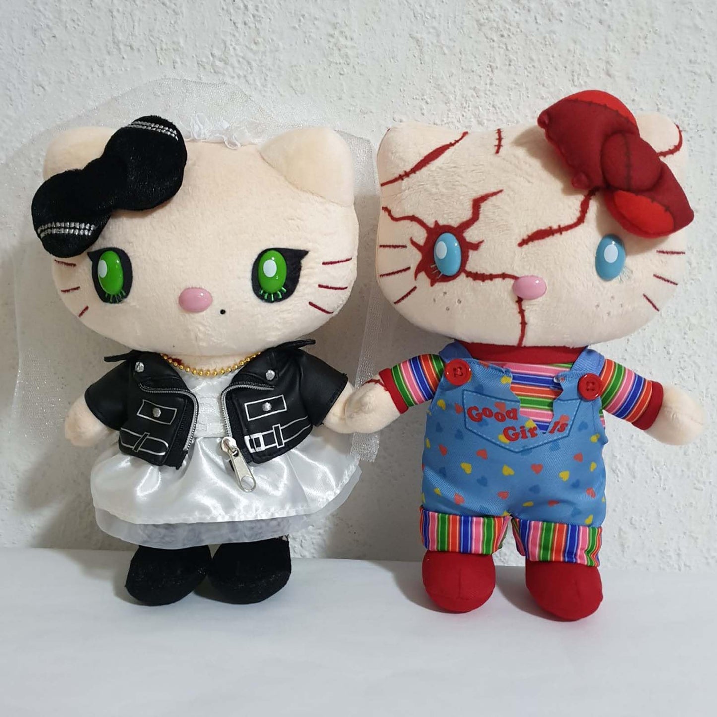 Dupuci 2pcs Chucky and Tiffany Plush Figure Toy Child's Play Chucky's Doll