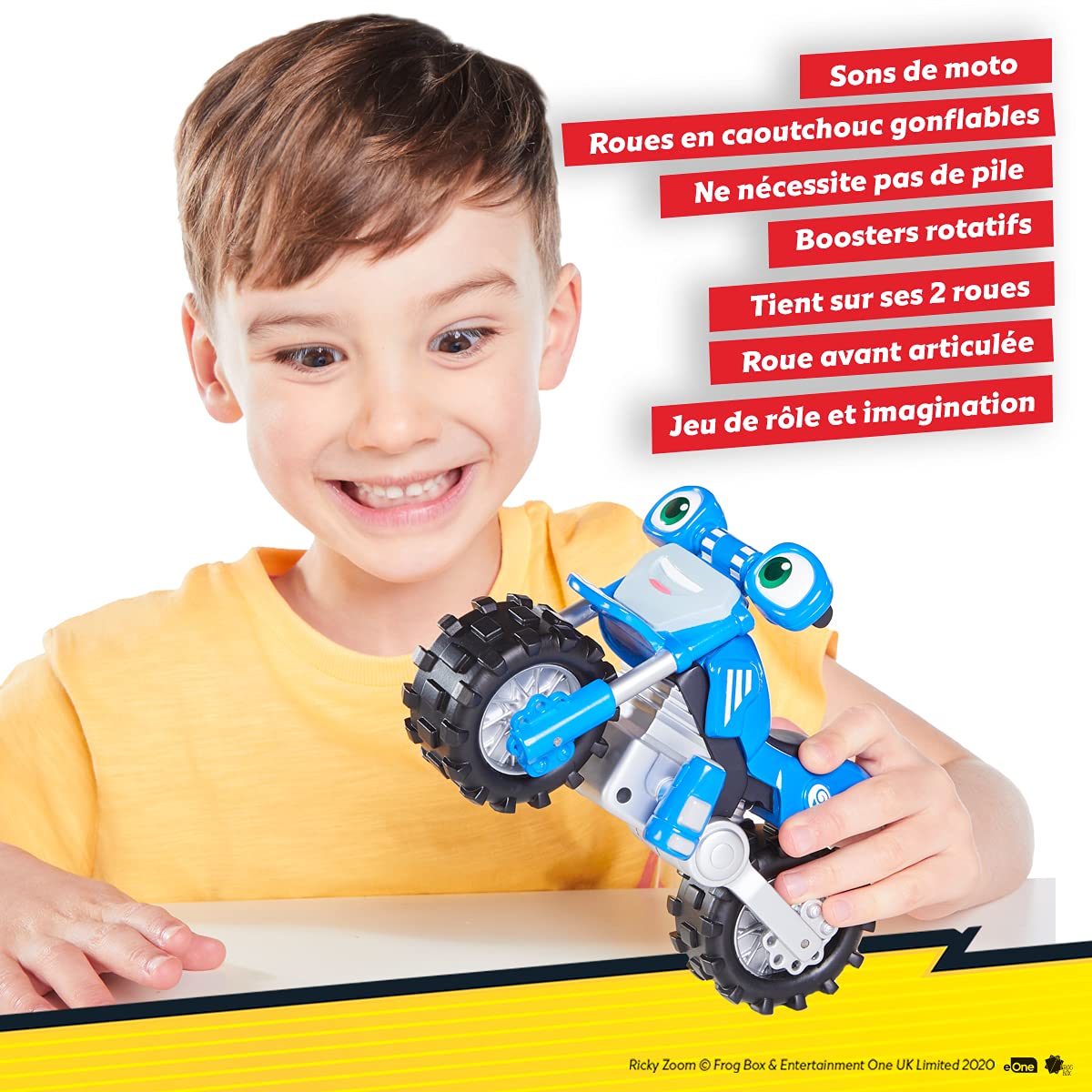 Ricky Zoom Rev & Roll Loop Toy - Blue Plastic Model T20063 for Kids