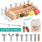Cgyujisd Screwdriver Board Set Lock And Key Toys Kids Tools Montessori Toys For 3+ 4 5 Year Old Learning Practical Life Fine Mot