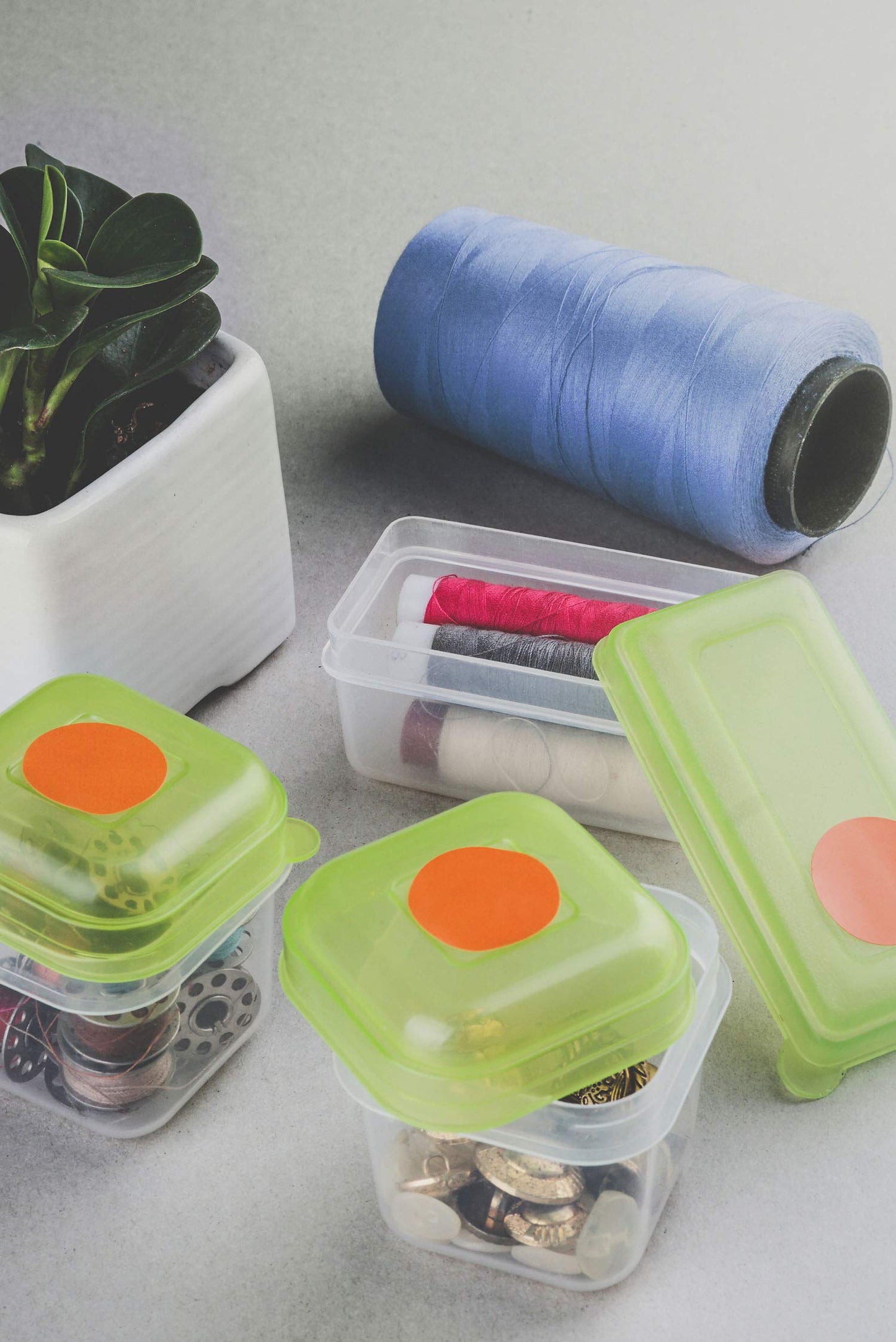 Royal Green Round Stickers 1 inch in 15 Colored Sticker Dots 25mm - 360 Pack