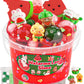 Watermelon Red Slime Kit, Clear Slime Bucket With Slime Clay, 10 Packs Of Add-Ins, Slime Party Favors For Kids, Sensory Toys Bir