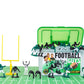 Kaskey Kids Football Guys - Green/Black Inspires Kids Imaginations With Endless Hours Of Creative, Open-Ended Play - Includes 2 Teams & Accessories - 28 Pieces In Every Set!