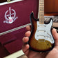 Axe Heaven Fs-022 Licensed Fender Stratocaster 60Th Anniversary Set - Case And Mini Guitar