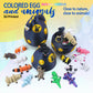 HyBaiS Mystery Mini 3D Printed Articulated Animal Figurines Set with Egg Little Cute Animals Pocket Pet 3D Animals Toys 3D Printed Miniature Figurines Gift(Dragon&Axolotl &Capybara