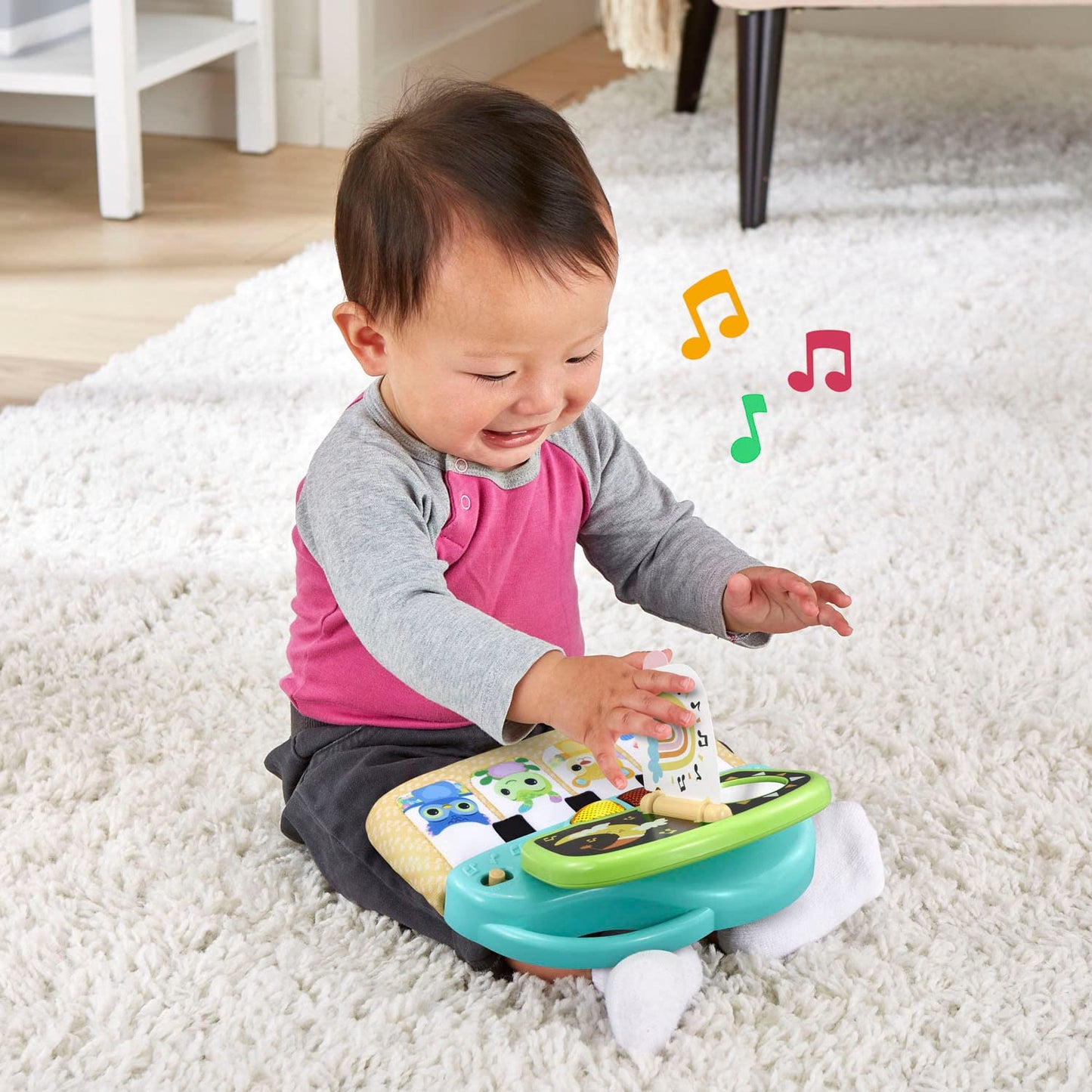 Vtech 3-In-1 Tummy Time To Toddler Piano