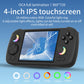 Rg 406H Retro Handheld Game Console With 4-Inch Ips Screen Rgb Lighting Handheld Gaming Console With Android 13 System And 128G