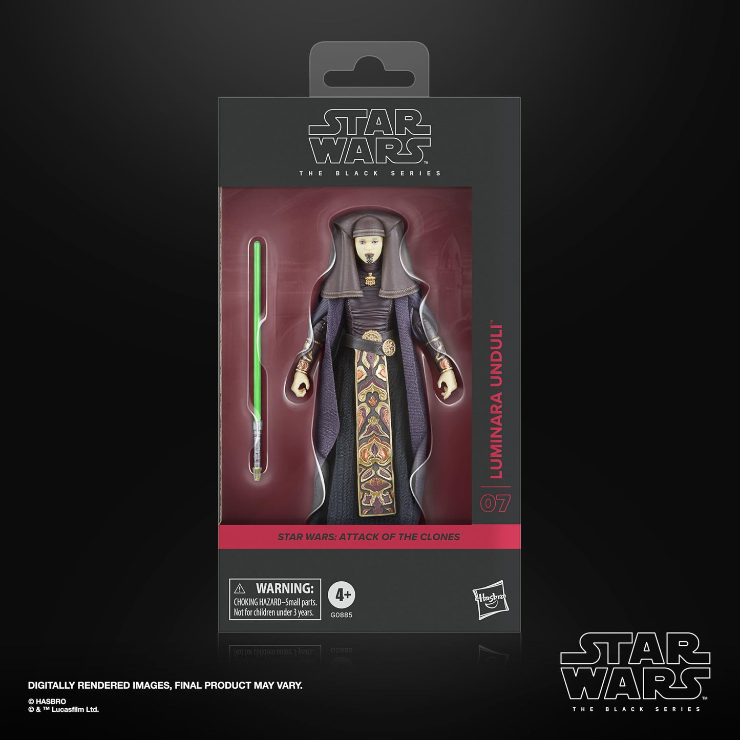 STAR WARS The Black Series Luminara Unduli  Attack of The Clones enhanced Collectible 6 Inch Action Figure