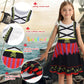 Sukyfecde Pirate Costume Dress Up For Girls Kids Buccaneer Cosplay Outfits Birthday Party Dress Halloween Princess Dresses 4T Bl