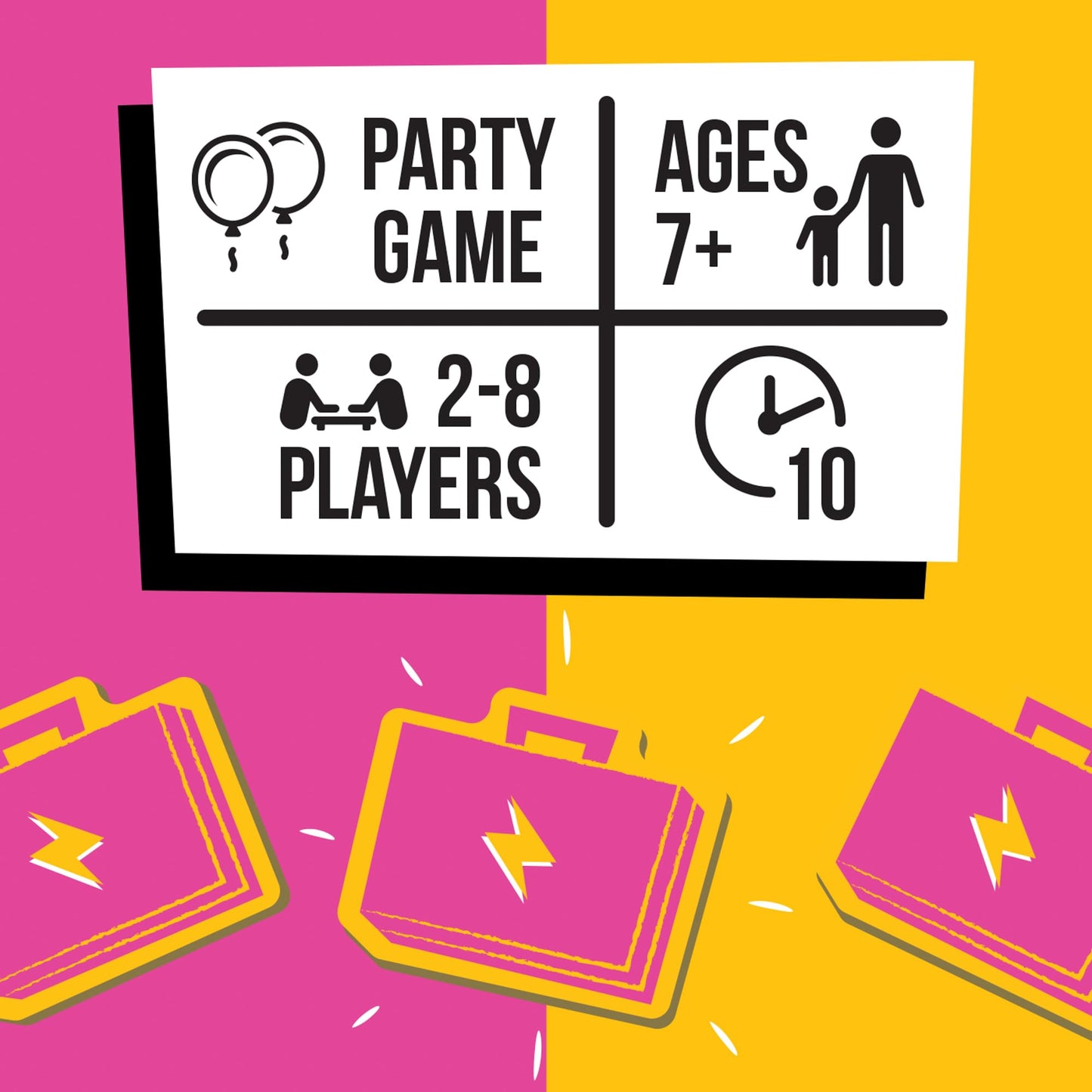 Danger Danger by Exploding Kittens - 2-8 Players - Ages 7+ - 10 Minutes to Play - Fast Paces Strategic Card Game - Party Game  Family Game Night  Kid and mature-themed Card Game