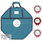 Hearth & Harbor Wreath Storage Container - 30" Hard Shell Bag with Dual Zipper & Handles - Blue - Model VDS-HHHS12-30