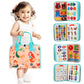 Toddler Busy Board Montessori Toys For Toddlers 1-3 Year Old Educational Activity Book Board Sensory Travel Toys Ages 2-4 Presch