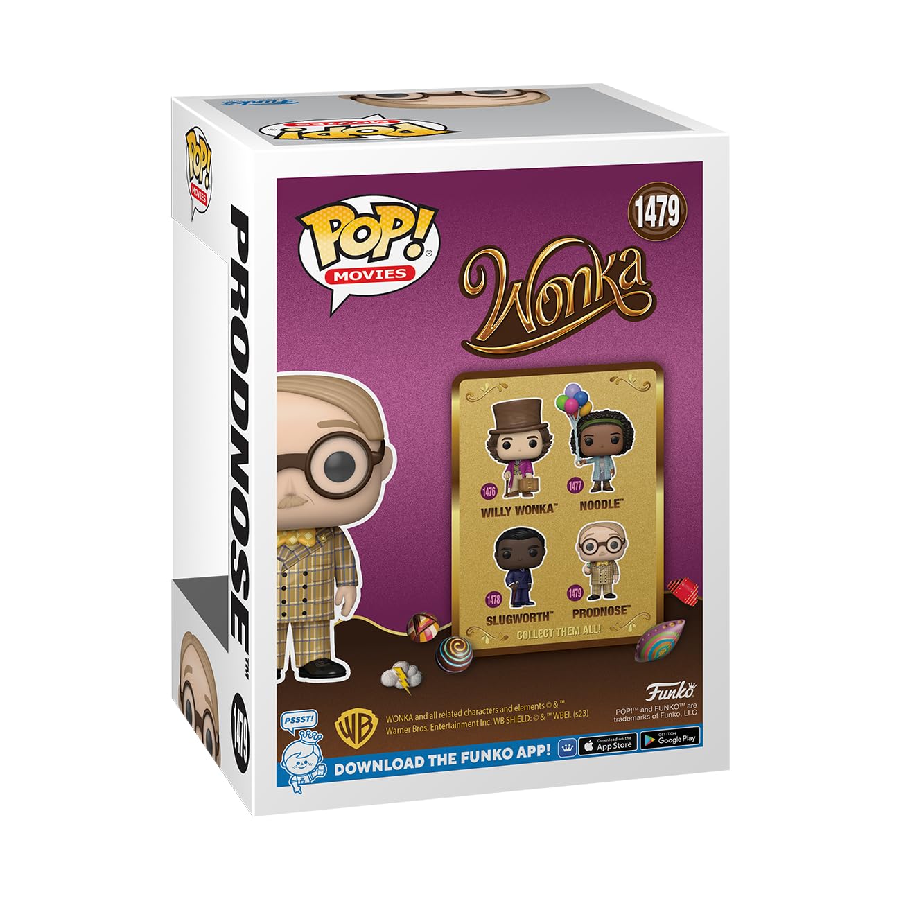 Funko Pop! Movies: Wonka - Prodnose - Willy Wonka - Collectable Vinyl Figure - Gift Idea - Official Merchandise - For Kids & Adults - Movies Fans - Model Figure For Collectors And Display
