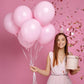 Jobkoo Pastel Pink Balloons 5 Inch, 60 Pcs Small Baby Pink Balloon Light Pink Latex Balloons 5'' Mini Matte Pale Macaron Pink He