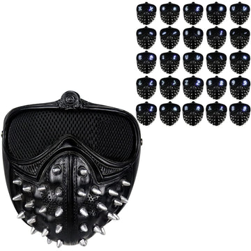 Watch Dogs Mask Wrench Marcus Legion Led 25 Expression Change Cosplay Halloween Prop Resin (Expression Change)