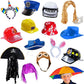 Funny Party Hats Photo Prop Hats 6 Assorted Dress Up Costume & Party Hats