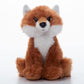 The Petting Zoo Fox Stuffed Animal Plushie, 6" Brown Plush Toy, Made from Recycled Materials, Model 421009