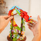 Flowers Parrot Building Set Compatible With Lego Animal For Girls 8-12 Years,Cool Halloween Toys For Adults And Botanical Natural Lover 632 Pcs