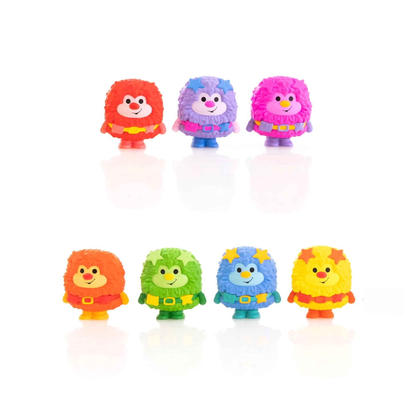 The Loyal Subjects Rainbow Brite Limited Edition 7-Pack Sprite Collector Set - 1.25" Cheebee Micro Figures, Multicolored, Model CHBMRBSDCC01