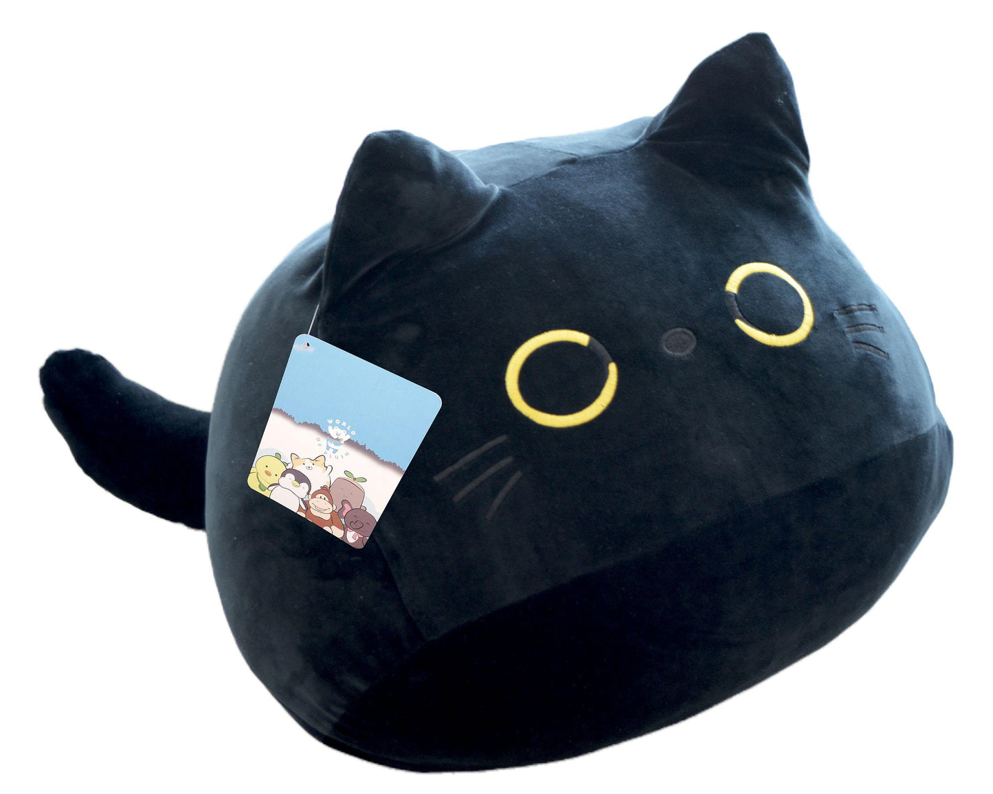 World Of Plush 29-Inch Jumbo Cat Plush Design - Squishy Cuddly & Fun - Ideal Gift For Family Members - Exceptional & Exclusive S