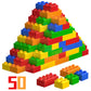 Wyswyg Big Building Blocks Sets For Age 3-5, Large Building Bricks Compatible With Duplo Bricks And Major Brands, Toldder Buildi
