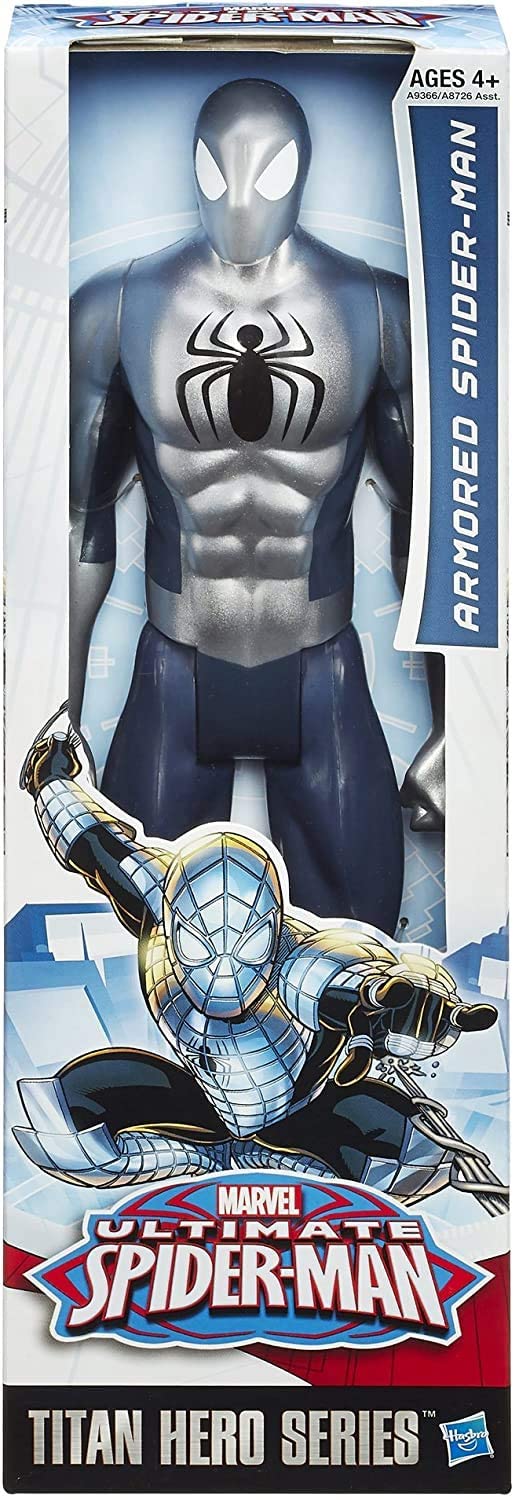 Marvel Ultimate Spider-Man Titan Hero Series protective coveringed Spider-Man Figure - 12 Inch