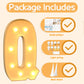 Imprsv 3Ft Marquee Light Up Letters Q, Large Light Up Letters, Big Marquee Letters For Party Decorations Baby Shower Anniversary