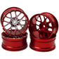 4Pcs Vgoohobby Aluminum Wheel Rims 12mm Hex Hub Width 26mm Compatible with 1/10 Tamiya TT-01 Kyosho RedCat Sakura HSP HPI 1/10 O