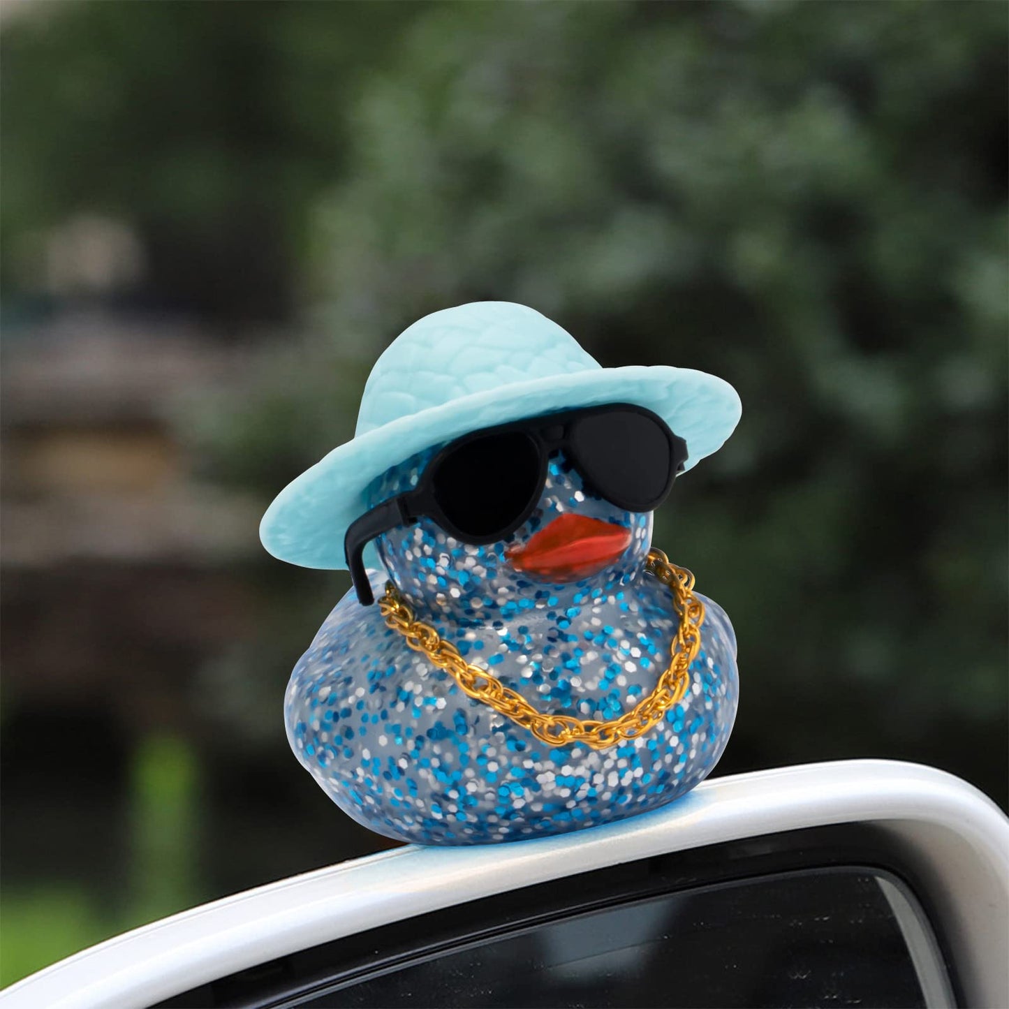 Wonuu Car Accessories Rubber Ducks Dashboard Decorations Rubber Duck Pink Accessories Dashboard Duck Car Decorations Car Ducks For Dashboard Car Duck Car Dashboard Decorations, Bg-Black-Strawhatblack