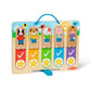 Melissa & Doug Wooden Daily Routines Chart for Kids 3+ - Multi-color, FSC Certified, Model 50893, 12" x 9" x 1.2"
