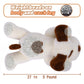 Jellymallow 5 Lbs 27'' Weighted Stuffed Animals Dog Plushie, Cute White Dog Weighted Plush Pillow Giant Stuffed Animals For Kids