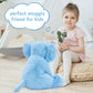 MorisMos Blue Elephant Plush Toy - Soft Stuffed Animal, 19 Inches, Ideal for Girls and Boys