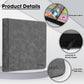 Old Canal Trading Card Binder  12 Pocket Card Album Folder Hold Up to 720 Cards  enhanced and Durable Zipper Binder  Cards Holder Album for MTG  TCG  Baseball Cards  Football Cards  Game Cards (Gray)