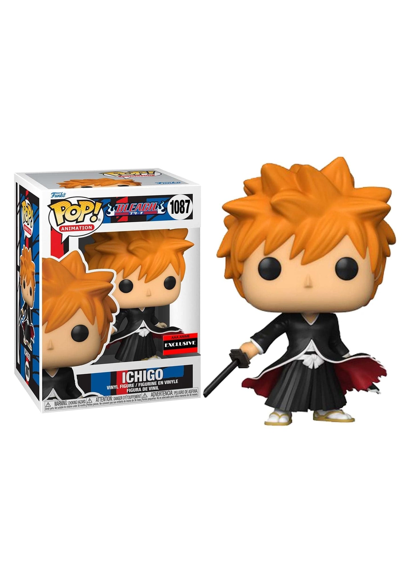 Funko Pop Bleach Ichigo Kurosaki Bankai Tensa Zangetsu Vinyl Figure (Aaa Anime Exclusive)