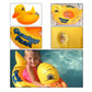 Sealive Inflatable Rubber Duck Pool Float for Kids  Swimming Pool Floats Boat Seats Beach Toy  Baby Shower Bath Seat Tub Water Fun Games Toys for Toddler