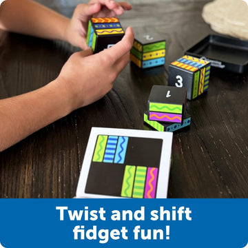 Learning Resources Brainometry Cubed, 3D Puzzle, Fidget Toys, Puzzles, Sensory Toys, Fidget Cube, Brain Games, Math Manipulative