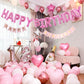 Canrevel Happy Birthday Banner 13Pcs 16 Inch Mylar Foil Letters Balloons Birthday Party Decorations For Kids And Adults - 3D Pin