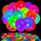 80 Pcs Uv Neon Balloons, Neon Glow Party Balloons Uv Black Light Balloons Glow In The Dark For Birthday Decorations Wedding Glow