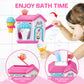 Gretex Toddler Bath Toys For 3 4 5 6 7 8 Years Old Girls, Bubble Ice Cream Maker Bath Toy, Shower Toys, Toddler Bath Toys Age 2-