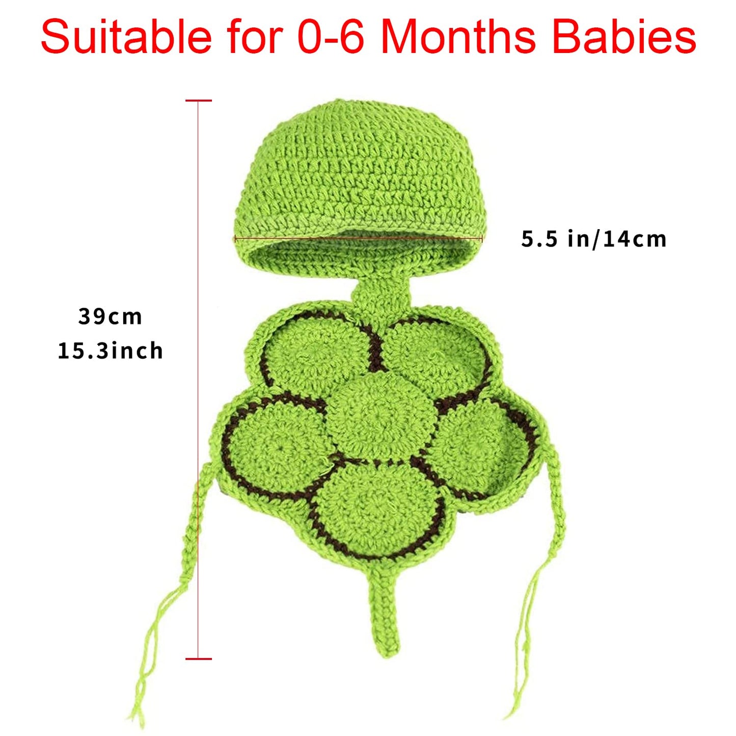 Baby Photo Prop Outfit Clothes Knit Crochet Photography Infant Cute Handmade Costume Hat Cap Unisex Girl Boy Set BlueTop