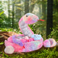 Maogolan Giant Snake Stuffed Animal, Realistic Large Mommy With 3 Babies & 3 Eggs Snakes Plush Toy, 79'' Long Rainbow Boa Constrictor Gift For Boys Girls Kids