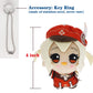 Kooliya Small Size Genshin Impact Figure Plush Doll - Klee (4 Inch), Keychain Anime Figure Soft Stuffed Gift For Game Fans (Klee