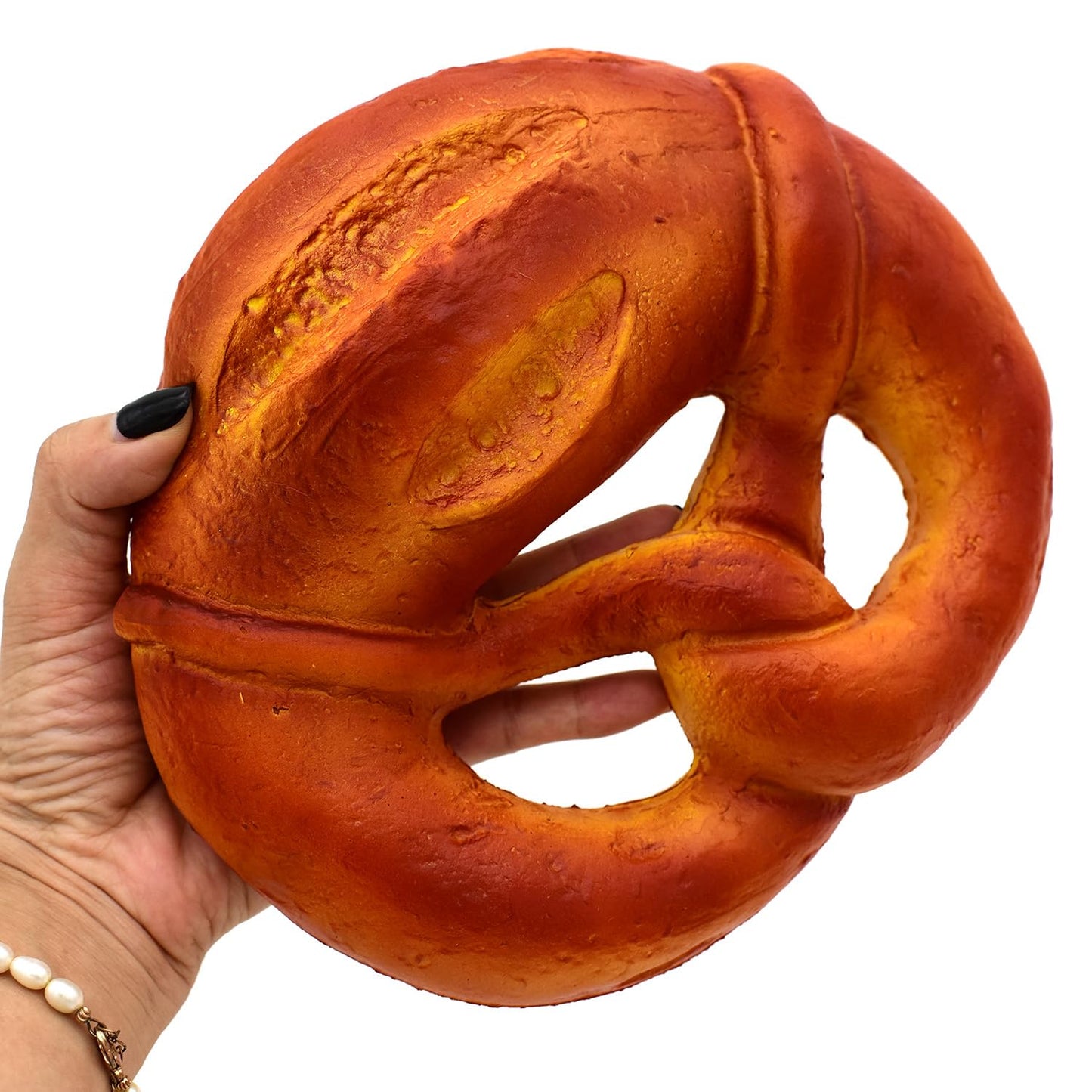 Kiibru Squishy Pretzel Scented Colossal Slow Rising Bread Scented Toys