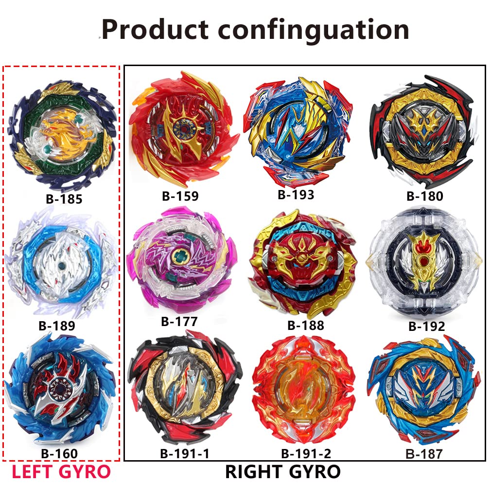 ASVEXKW Bey Battling Top Burst cutting edge Toy Great Birthday Gift Present for Children Kids Boys Ages 6 8 10 12+ Combat Battling Game Set 12 Spinning with 1 Battling Top Stadium 4 Launchers