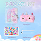 Unicorn Gifts for Girls Age 8-12 Years Old  Diary with Lock Birthday Gift Set for Kids Teens  Unicorn Toys with Pen Pouch Cat Paw Pen for Christmas