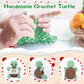 Mini Funny Turtle Christmas Birthday Gifts for Women Men Grandkids  Stocking Stuffers for Teen  Inspirational Small Animals Cute Stuff Things  Handmade Emotional Positive Crochet Turtle Decorations