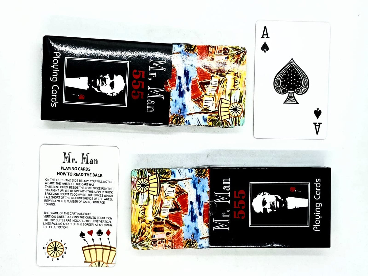 A Sarkar Magic Shop Mr. Man Mark Deck Magic Playing Card (Set Of 2)