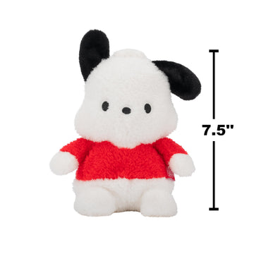 BumBumz Pochacco Plush Toy - 7.5-inch Collectible Sanrio Figure - Soft Polyester - Ages 3+ - Model RBBZ01639